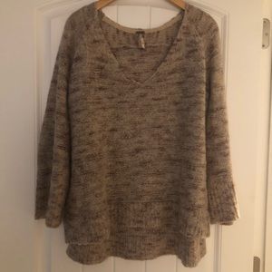Free people marled knit sweater XS